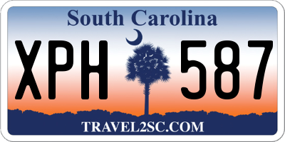 SC license plate XPH587