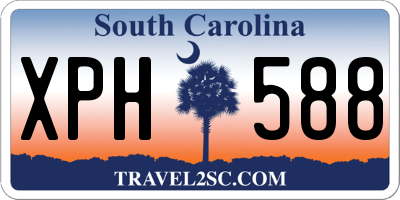 SC license plate XPH588