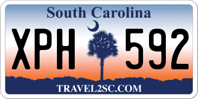 SC license plate XPH592