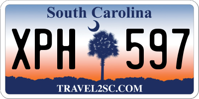 SC license plate XPH597
