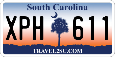 SC license plate XPH611