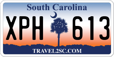 SC license plate XPH613