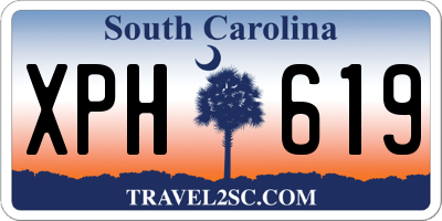 SC license plate XPH619