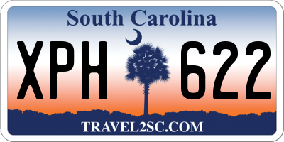 SC license plate XPH622