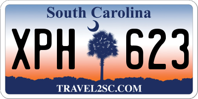SC license plate XPH623