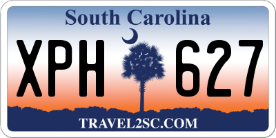 SC license plate XPH627