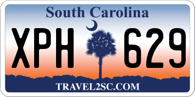 SC license plate XPH629
