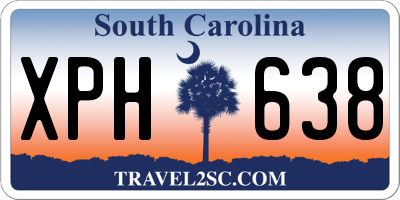 SC license plate XPH638