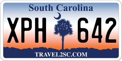 SC license plate XPH642