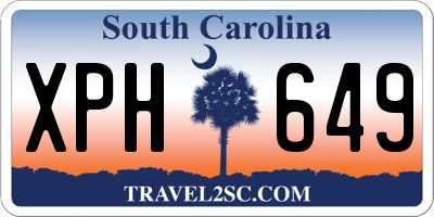 SC license plate XPH649