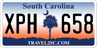 SC license plate XPH658