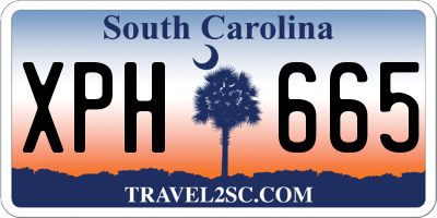 SC license plate XPH665