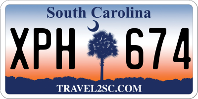 SC license plate XPH674