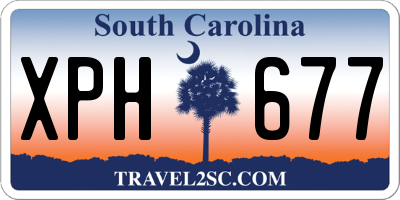 SC license plate XPH677
