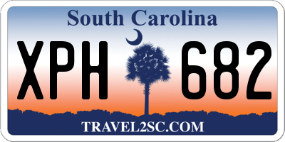 SC license plate XPH682
