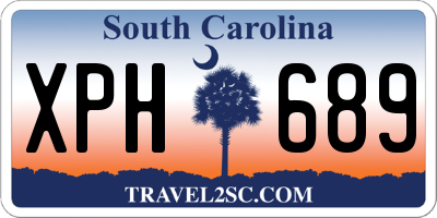 SC license plate XPH689