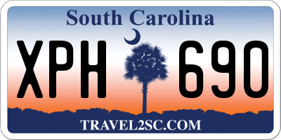 SC license plate XPH690