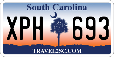 SC license plate XPH693