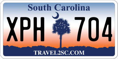 SC license plate XPH704