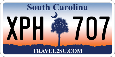 SC license plate XPH707