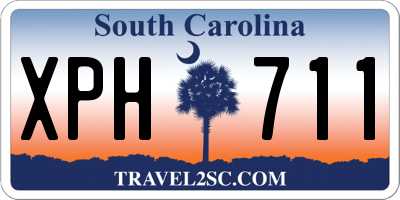 SC license plate XPH711