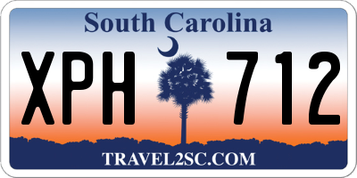 SC license plate XPH712