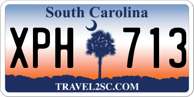 SC license plate XPH713