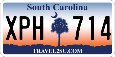 SC license plate XPH714