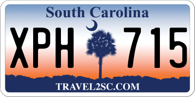 SC license plate XPH715
