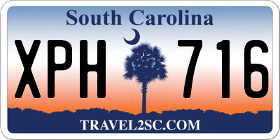 SC license plate XPH716
