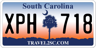 SC license plate XPH718