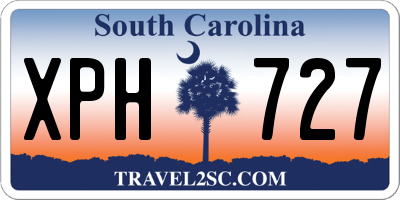 SC license plate XPH727