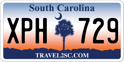 SC license plate XPH729