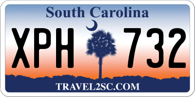 SC license plate XPH732
