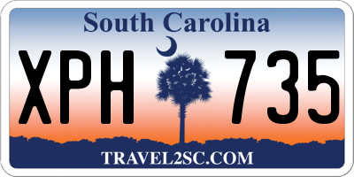 SC license plate XPH735