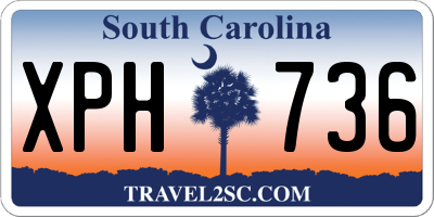 SC license plate XPH736