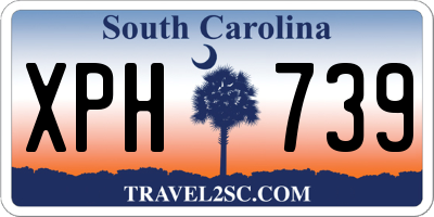 SC license plate XPH739