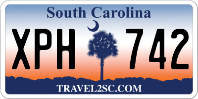 SC license plate XPH742