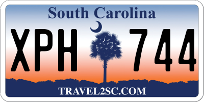 SC license plate XPH744