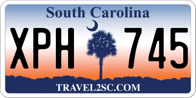 SC license plate XPH745