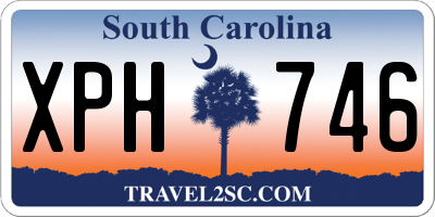 SC license plate XPH746