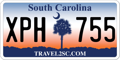 SC license plate XPH755