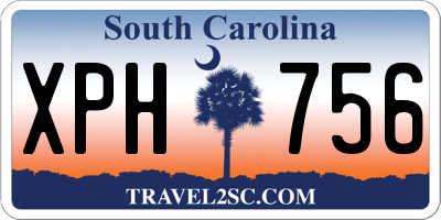 SC license plate XPH756