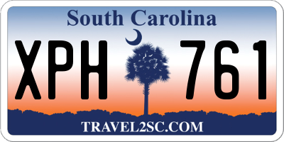 SC license plate XPH761