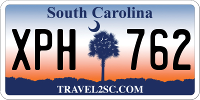 SC license plate XPH762