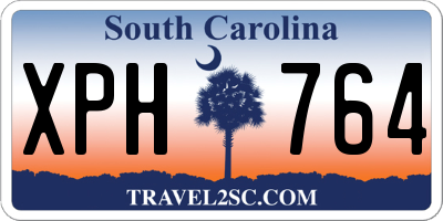 SC license plate XPH764