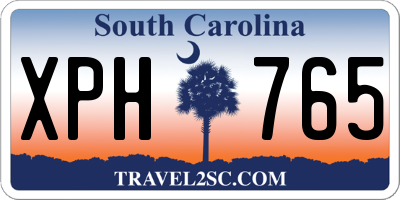 SC license plate XPH765