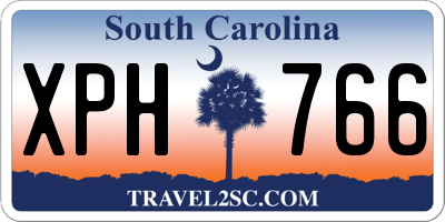 SC license plate XPH766