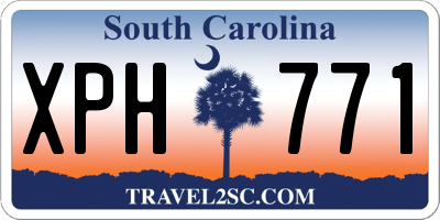 SC license plate XPH771