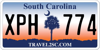 SC license plate XPH774